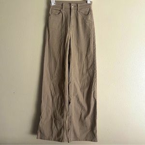 DIVIDED by H&M Wide Leg Jeans Women's Size 0 Beige
High Rise 5-Pocket